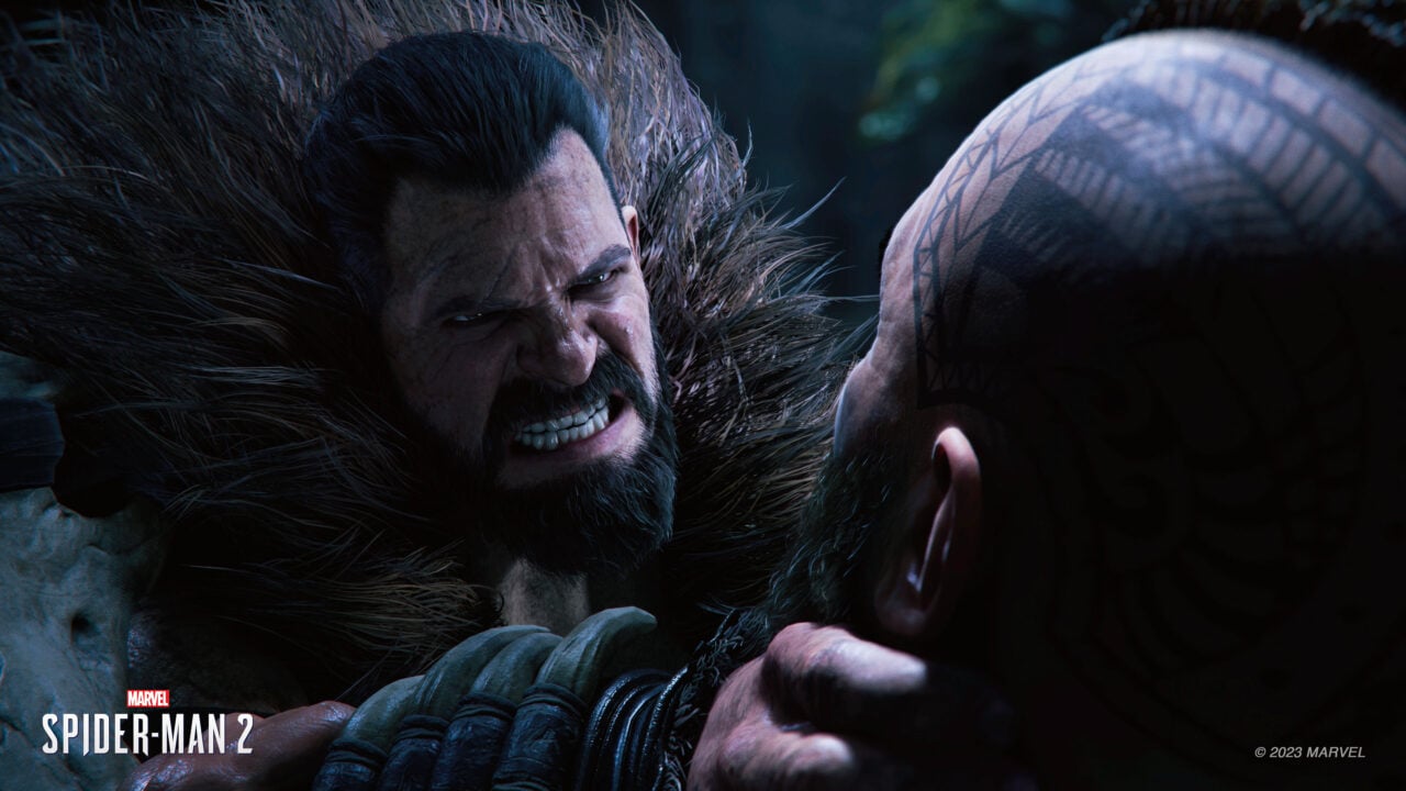 Kraven choking an undisclosed character